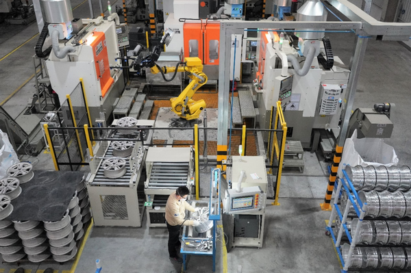 東風(fēng)馬可迅新上智能化鋁合金車(chē)輪生產(chǎn)線